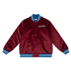 Colorado Avalanche Maroon Heavyweight Satin Jacket