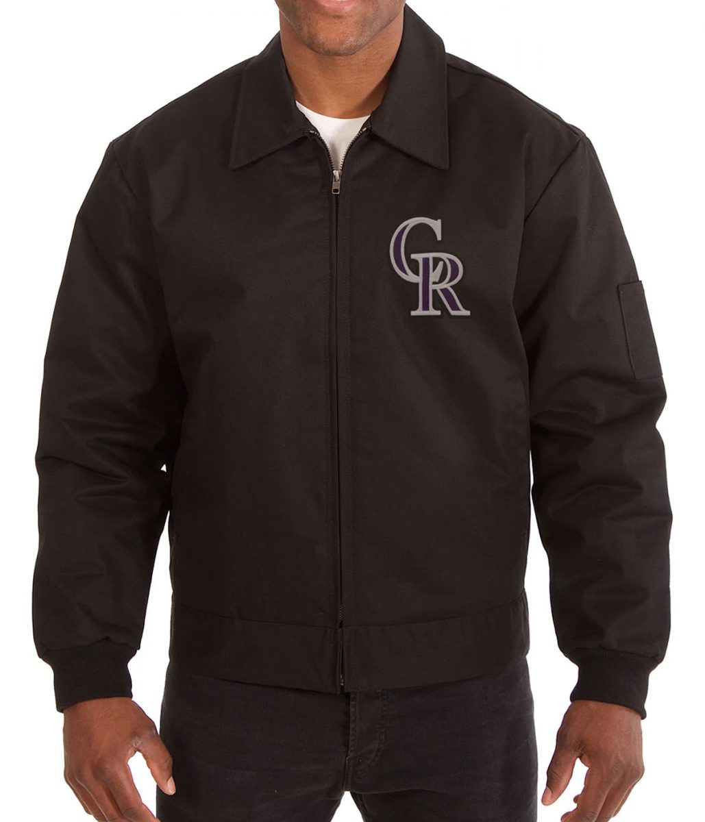 Colorado Rockies Black Workwear Jacket