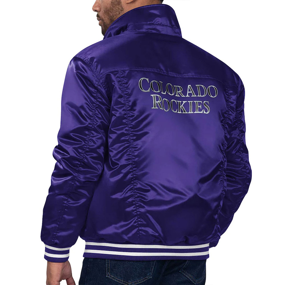 Colorado Rockies Silver Tab Trucker Jacket - Image 2