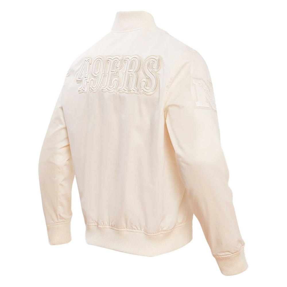 San Francisco 49ers Cream Jacket - Image 2