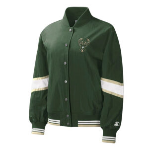 Milwaukee Bucks Crinkle Pinnacle Jacket