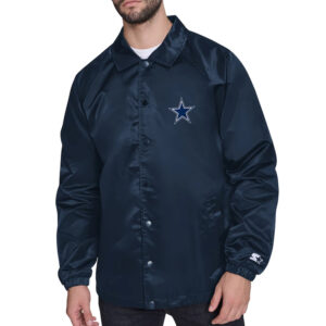 Dallas Cowboys Retro Logo Coaches Jacket