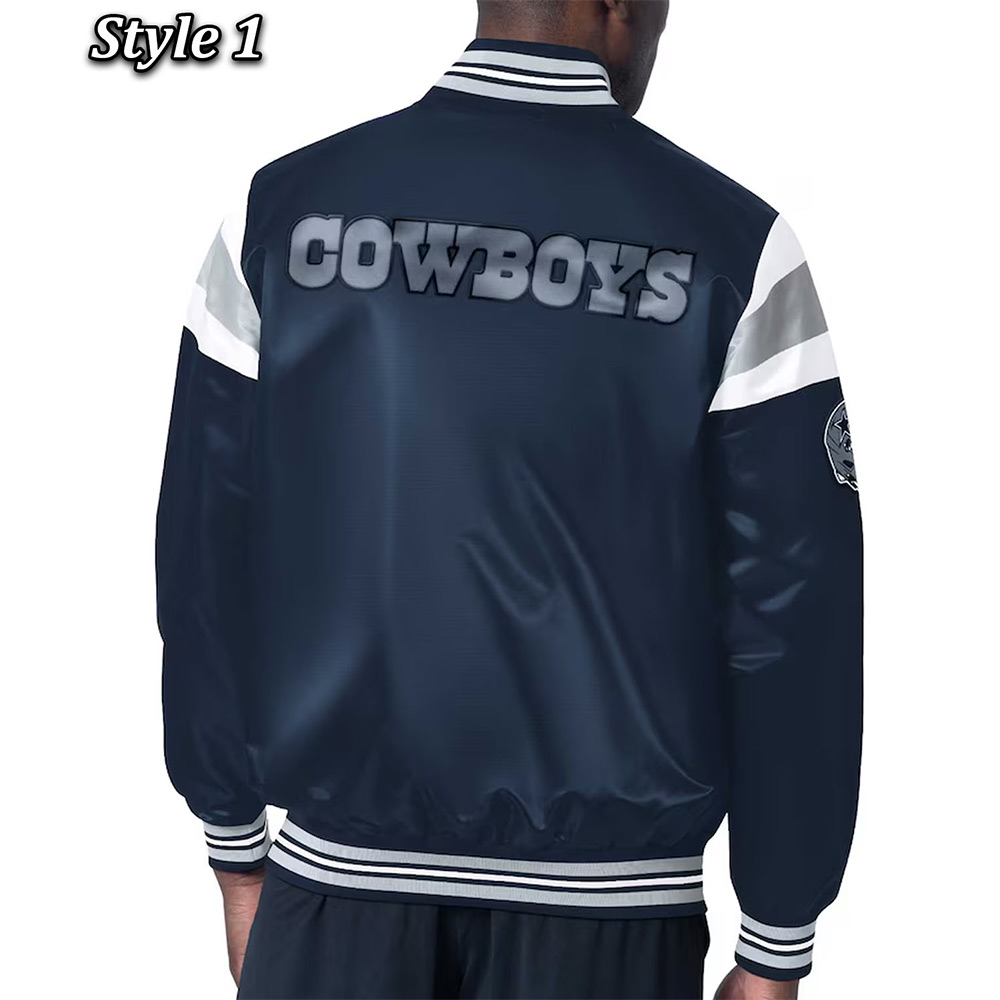 Dallas Cowboys Heavyweight Satin Jacket - Image 4