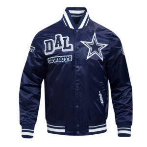 Dallas Cowboys Mashup Classic Rib Satin Jacket
