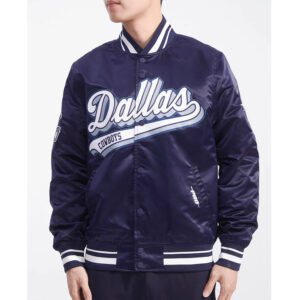 Dallas Cowboys Script Tail Midnight Navy Jacket