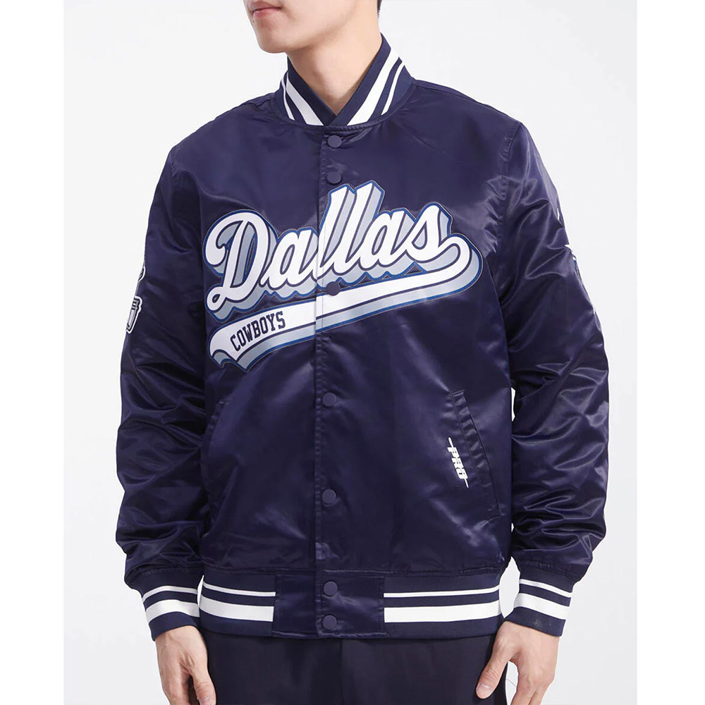 Dallas Cowboys Script Tail Midnight Navy Jacket