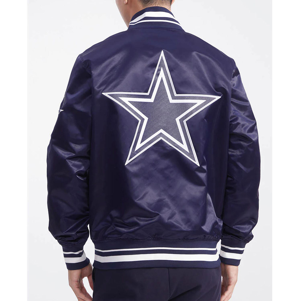 Dallas Cowboys Script Tail Midnight Navy Jacket - Image 2