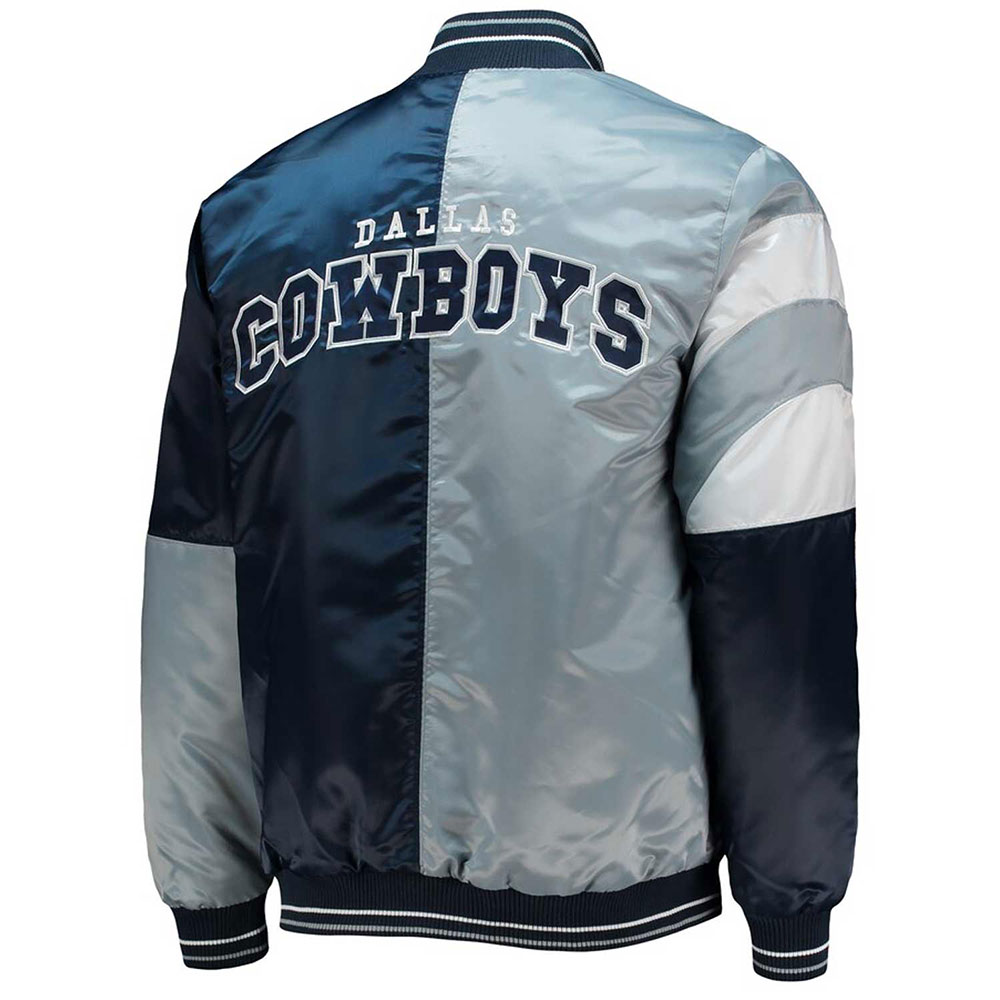 Dallas Cowboys The Leader Varsity Satin Jacket - Image 2