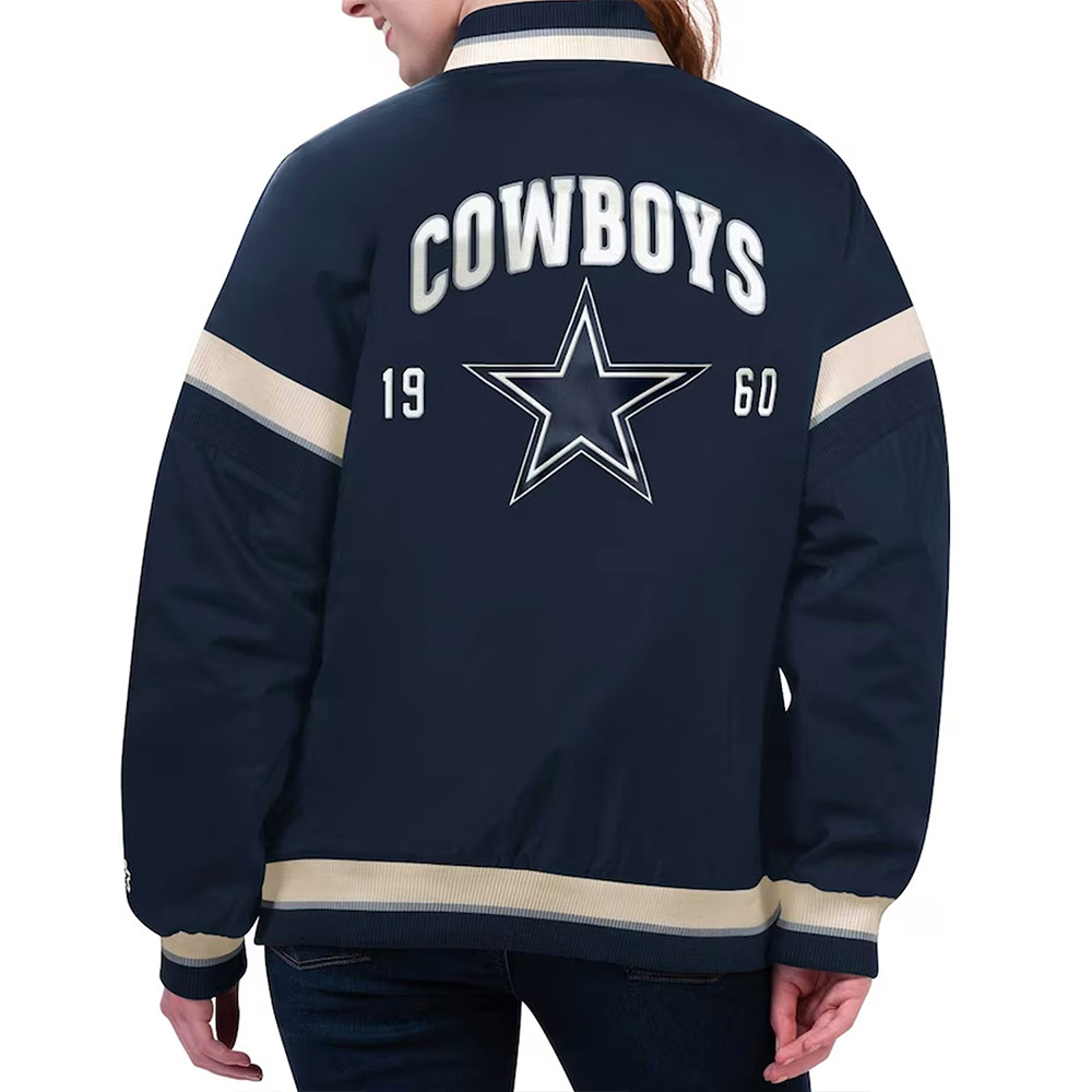 Dallas Cowboys Tournament Navy Varsity Jacket - Image 2