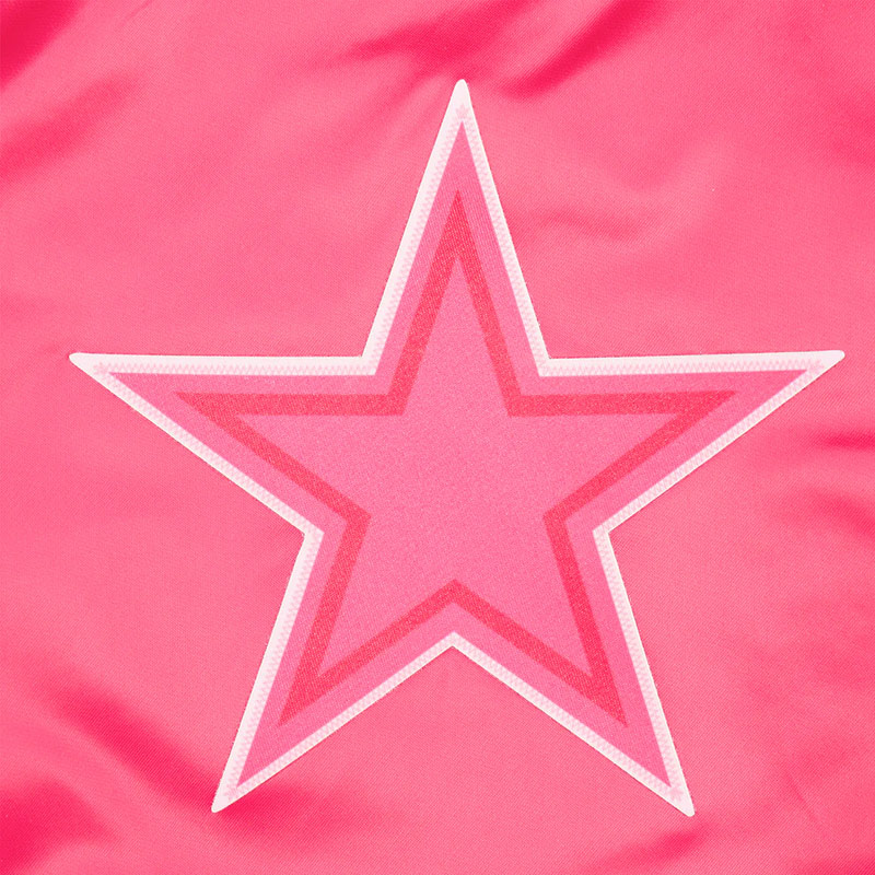 Dallas Cowboys Triple Pink Satin Jacket - Image 3