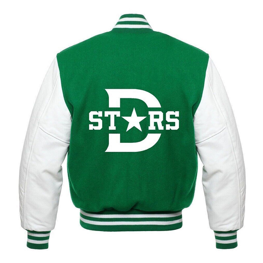 Dallas Stars Varsity Wool/Leather Jacket - Image 3