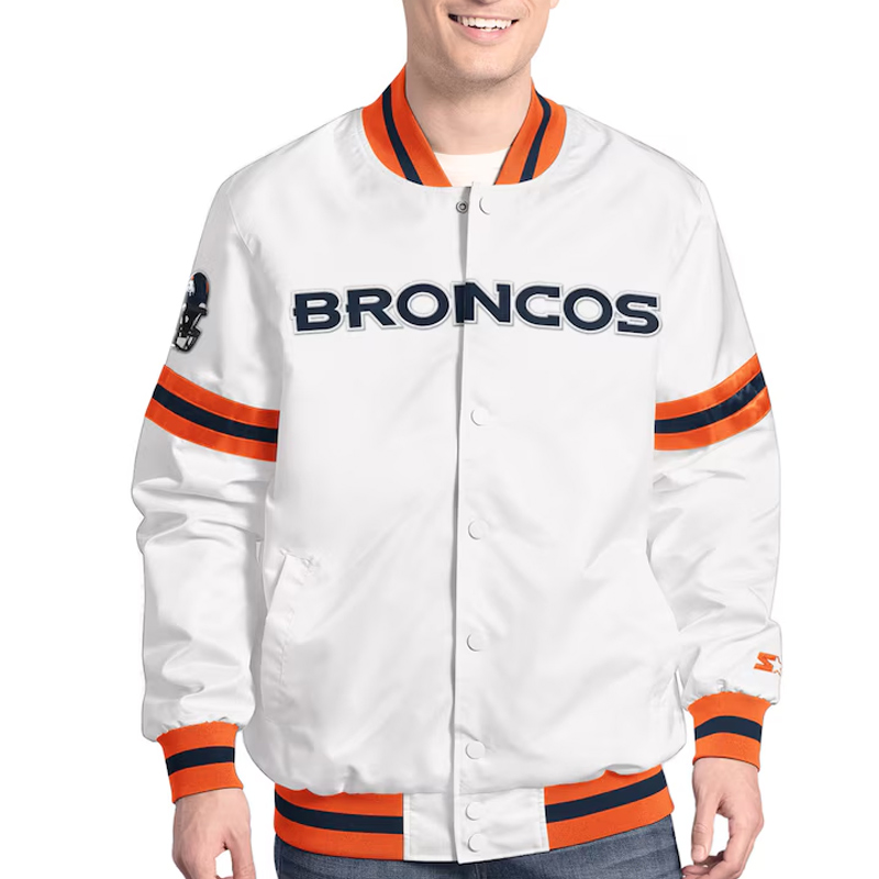Denver Broncos Scout Varsity Satin Jacket