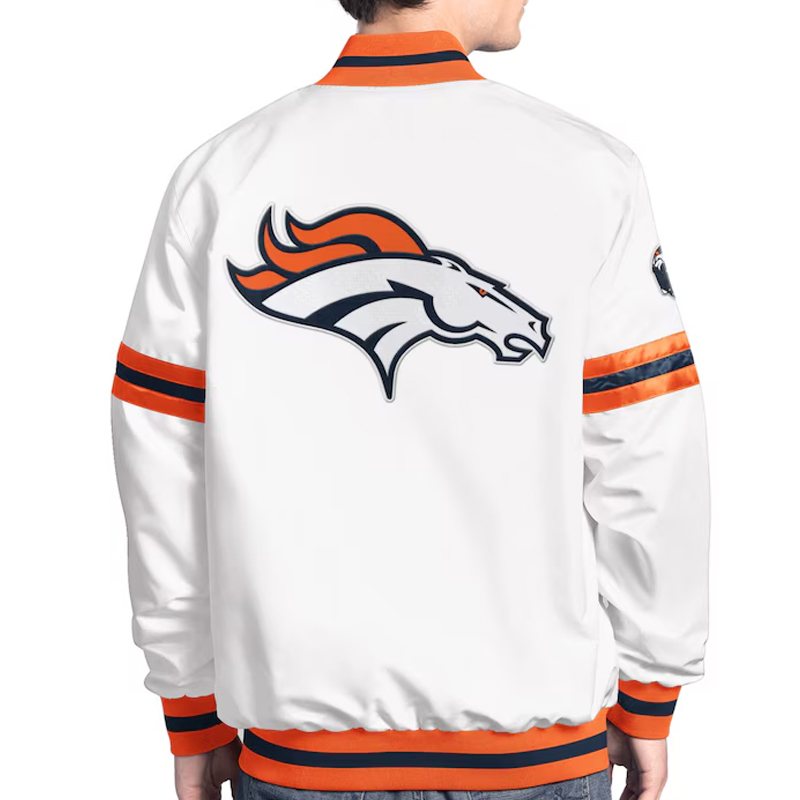 Denver Broncos Scout Varsity Satin Jacket - Image 2
