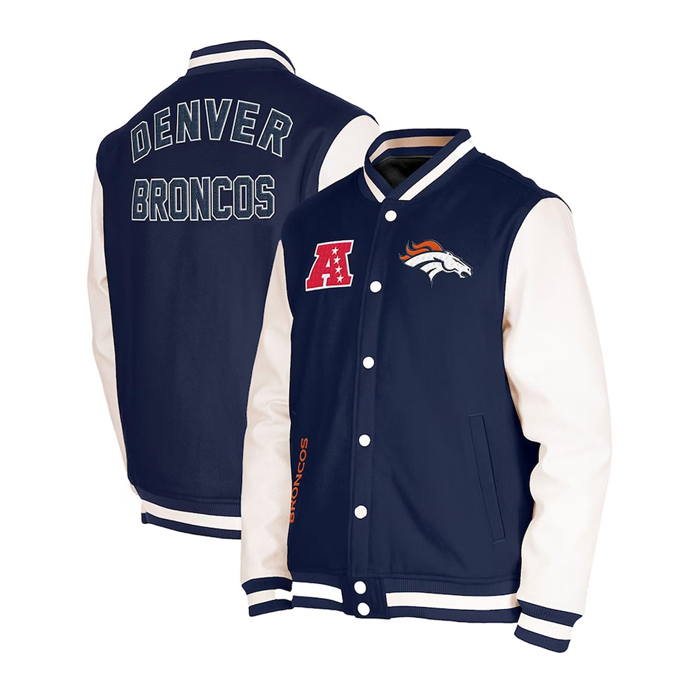 Denver Broncos Third Down Varsity Jacket - Image 5