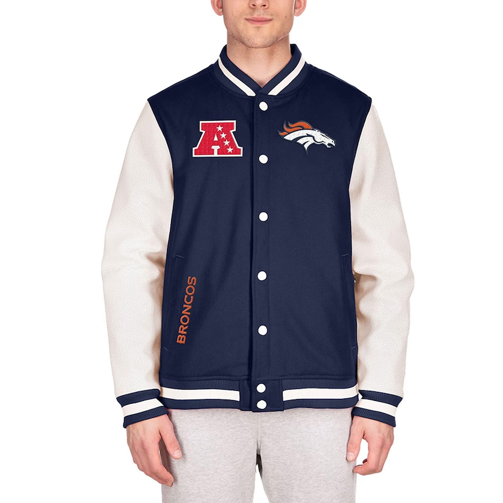 Denver Broncos Third Down Varsity Jacket - Image 3