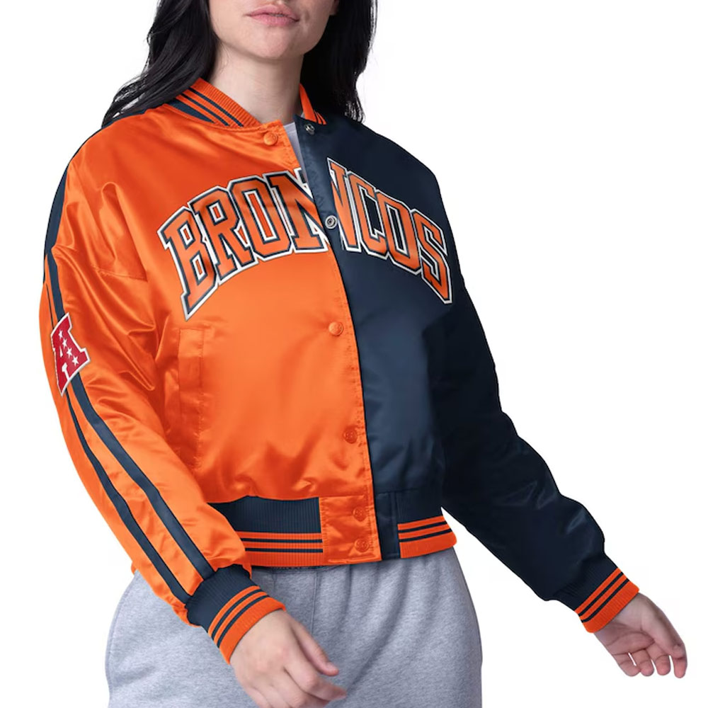 Denver Broncos Zone Blitz Orange/Navy Jacket