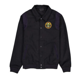 Denver Nuggets Sport Night Teddy Varsity Jacket