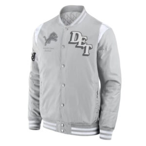 Elements Elite Detroit Lions Gray Jacket