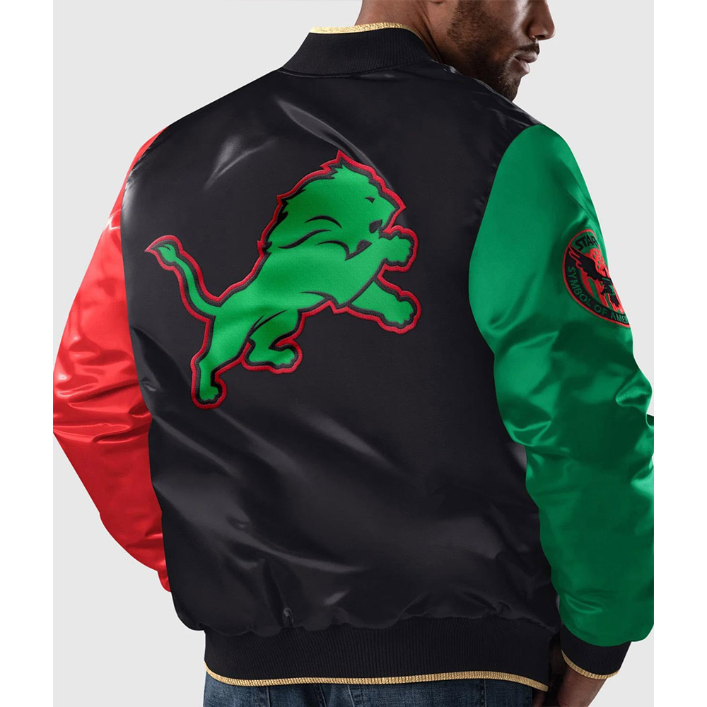 Detroit Lions Ty Mopkins Black History Month Jacket - Image 2