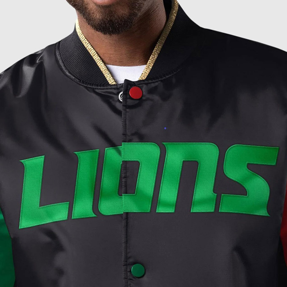 Detroit Lions Ty Mopkins Black History Month Jacket - Image 4