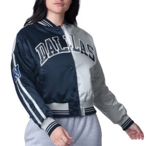 Dallas Cowboys Zone Blitz Navy/Silver Jacket