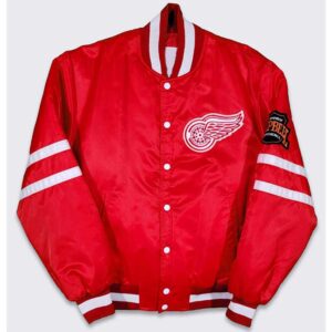 80's Detroit Red Wings Campbell Red Bomber Jacket