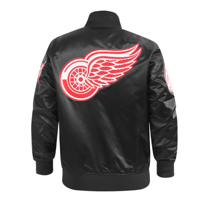 Detroit Red Wings Classic Satin Jacket - Image 4