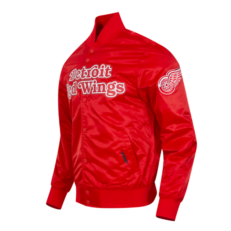 Detroit Red Wings Classic Satin Jacket - Image 5