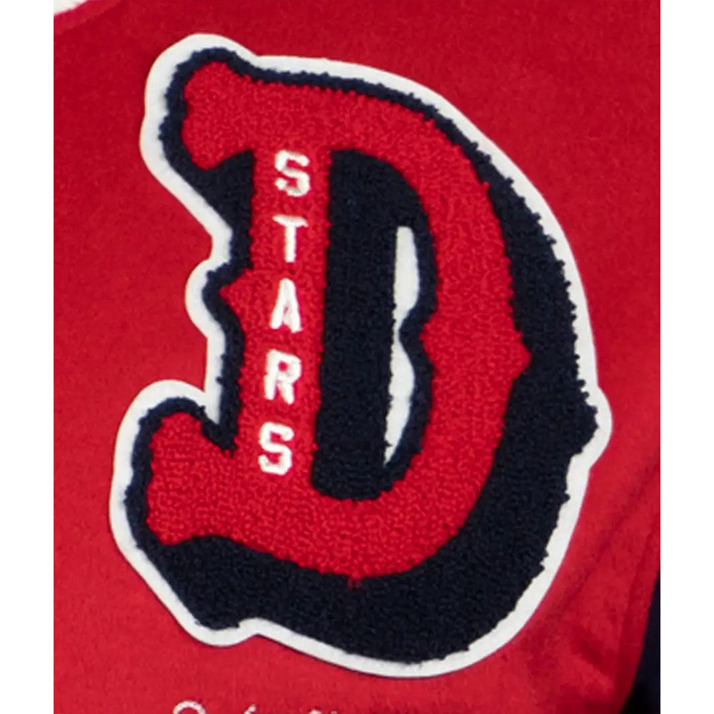 Detroit Stars Vintage Varsity Wool/Leather Jacket - Image 7