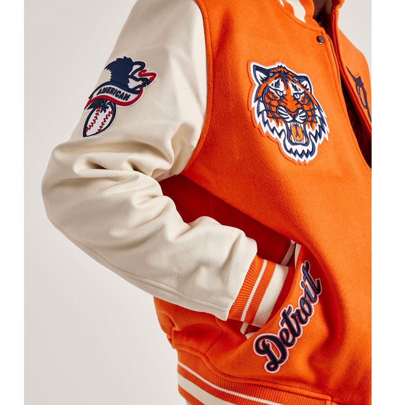 Detroit Tigers American League Varsity Jacket - Image 5