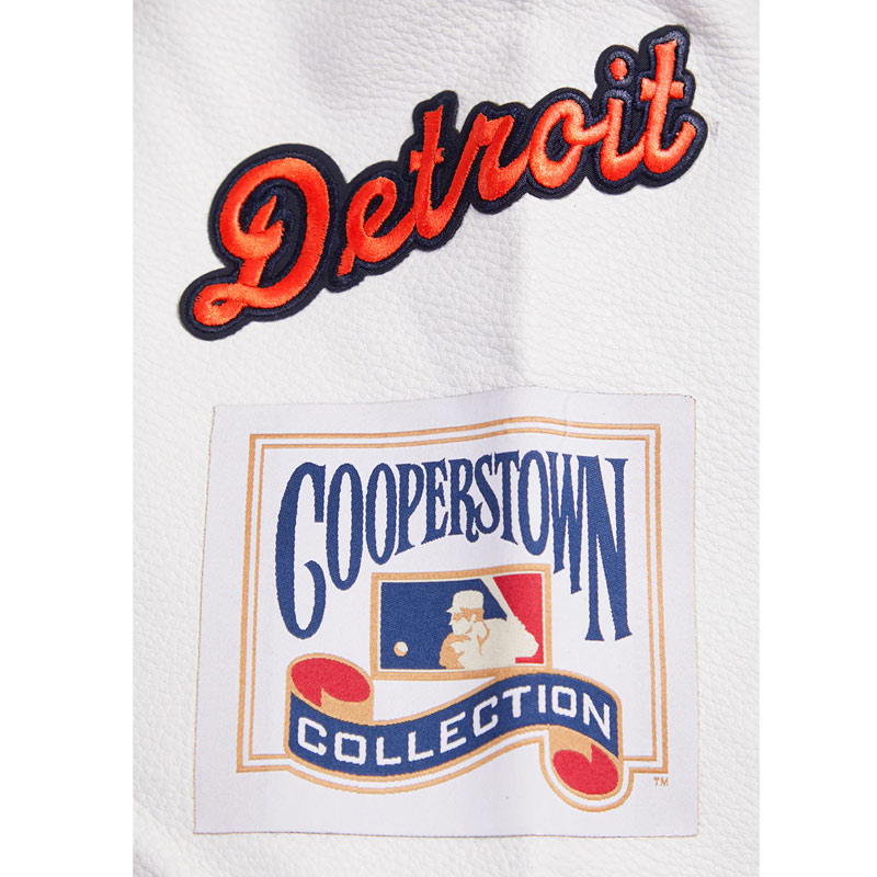 Retro Detroit Tigers Classic Rib Varsity Jacket - Image 9