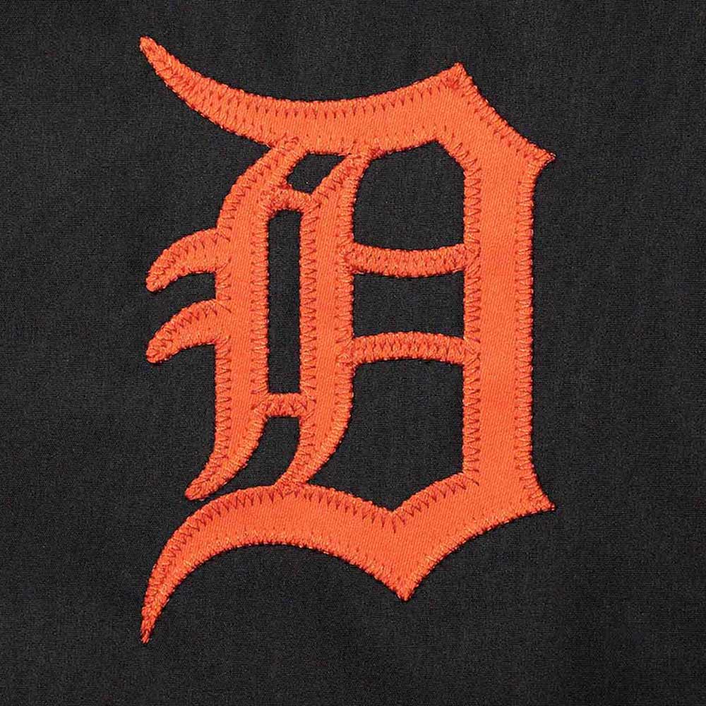 Detroit Tigers Satin Black/White Jacket - Image 6