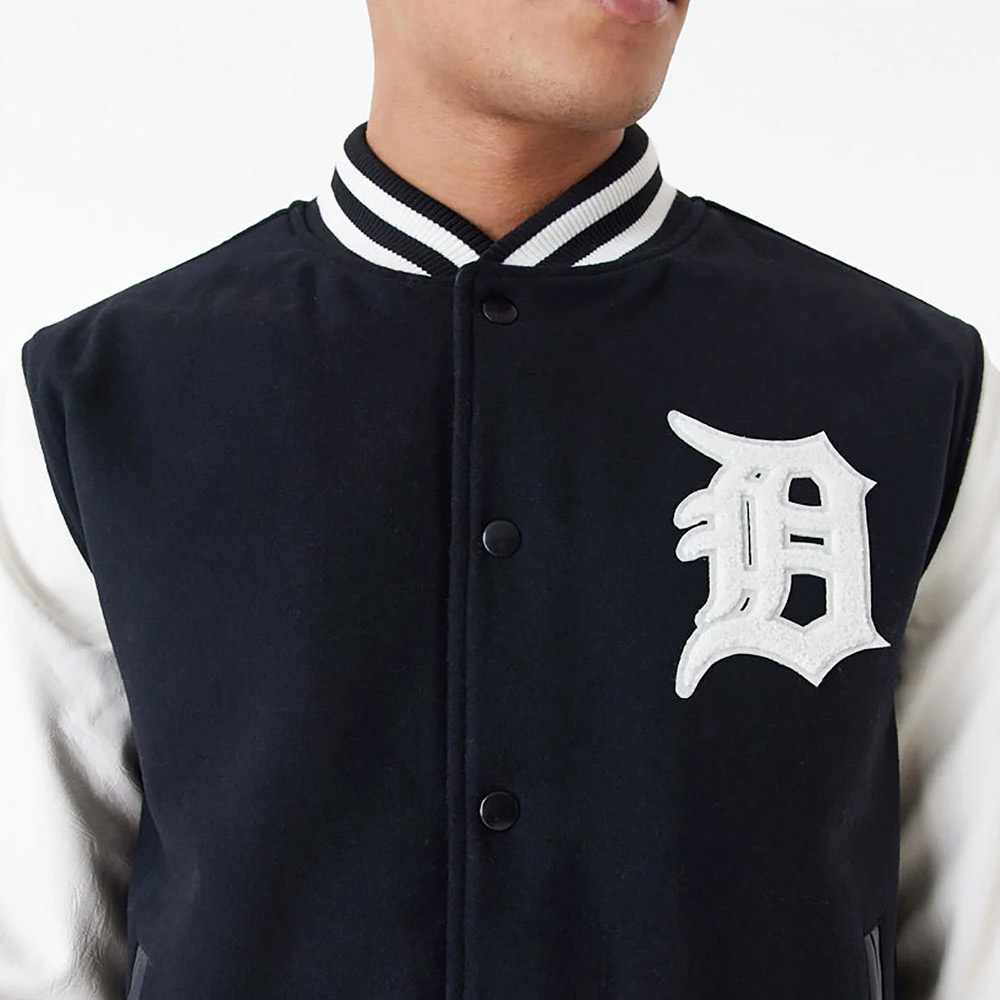 Detroit Tigers World Series 1984 Black Varsity Jacket - Image 5