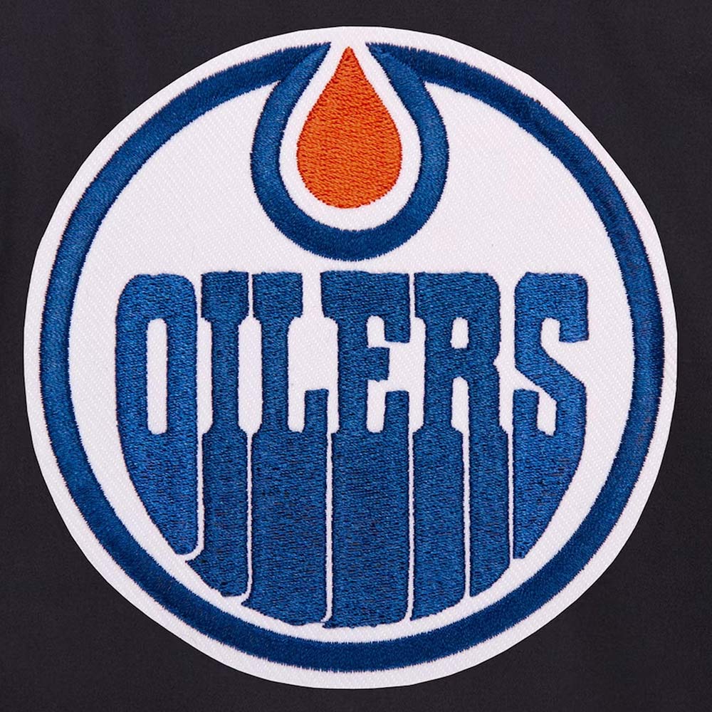 Edmonton Oilers Workwear Navy Cotton Jacket - Image 3