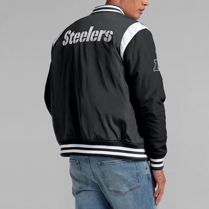 Elements Elite Pittsburgh Steelers Black Jacket - Image 5