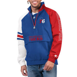 Philadelphia 76ers Elite Half Zip Pullover Jacket