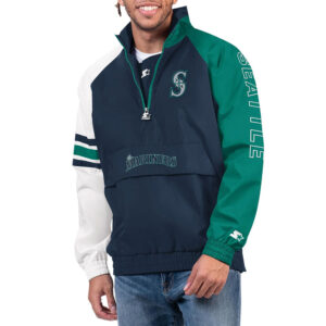 Seattle Mariners Elite Half Zip Pullover Jacket