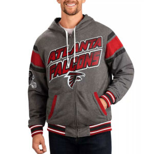 Gray Atlanta Falcons Extreme Hoodie