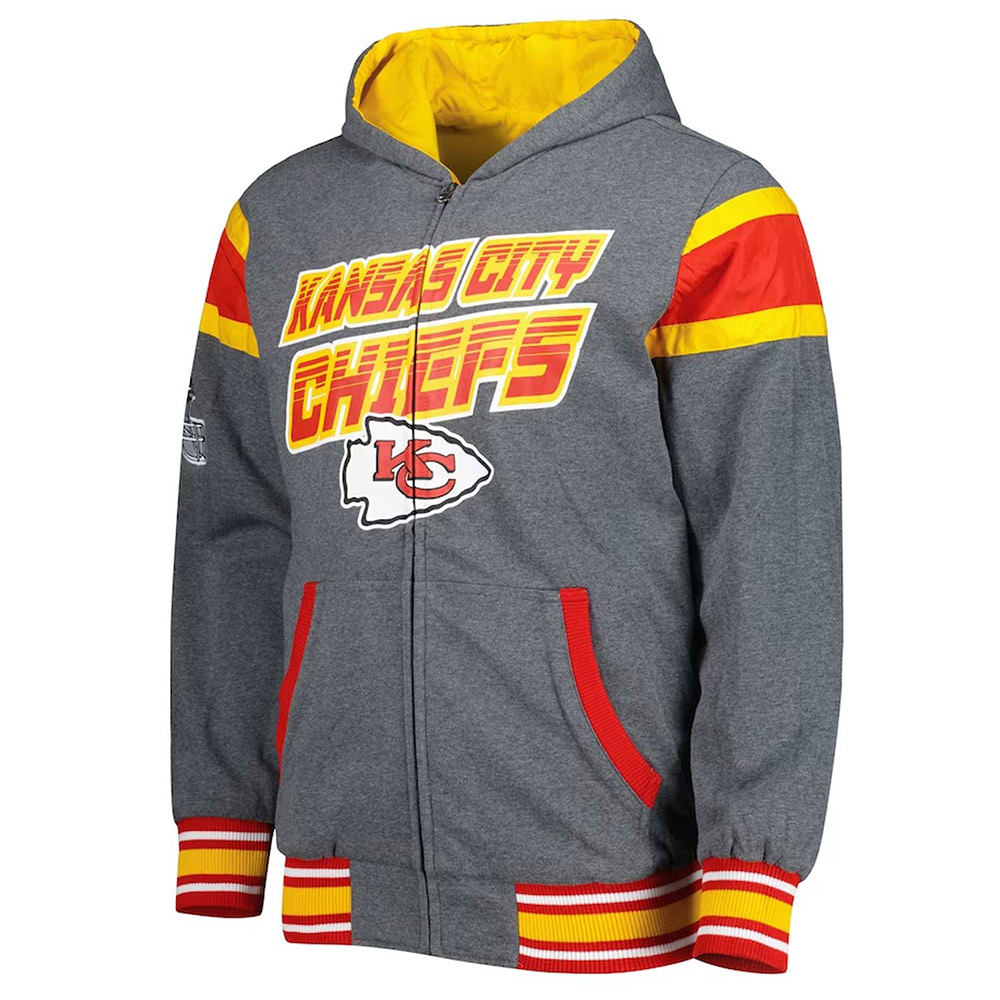 Gray Kansas City Chiefs Extreme Hoodie