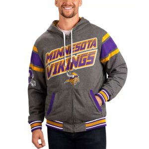 Gray Minnesota Vikings Extreme Hoodie