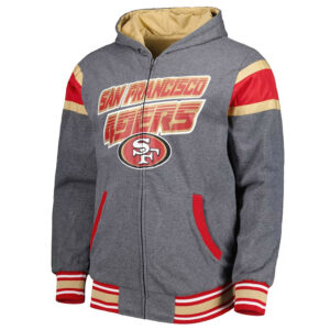 Gray San Francisco 49ers Extreme Hoodie