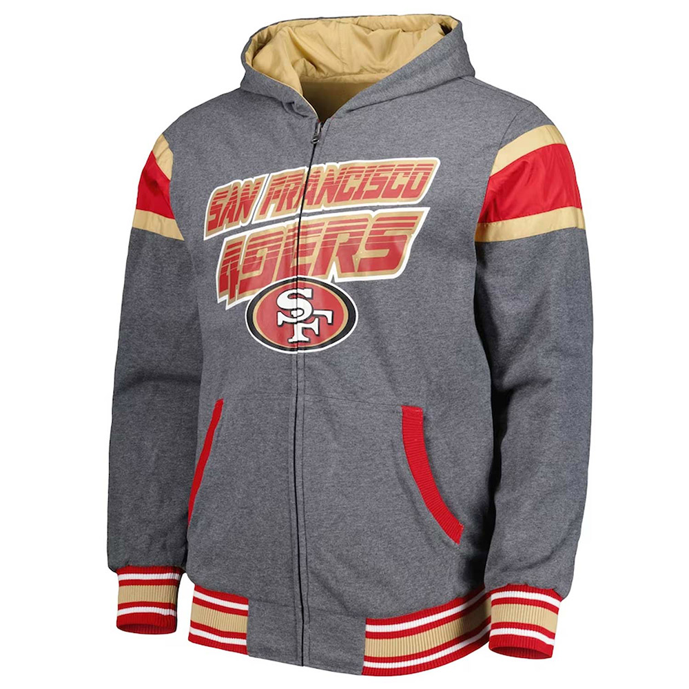 Gray San Francisco 49ers Extreme Hoodie