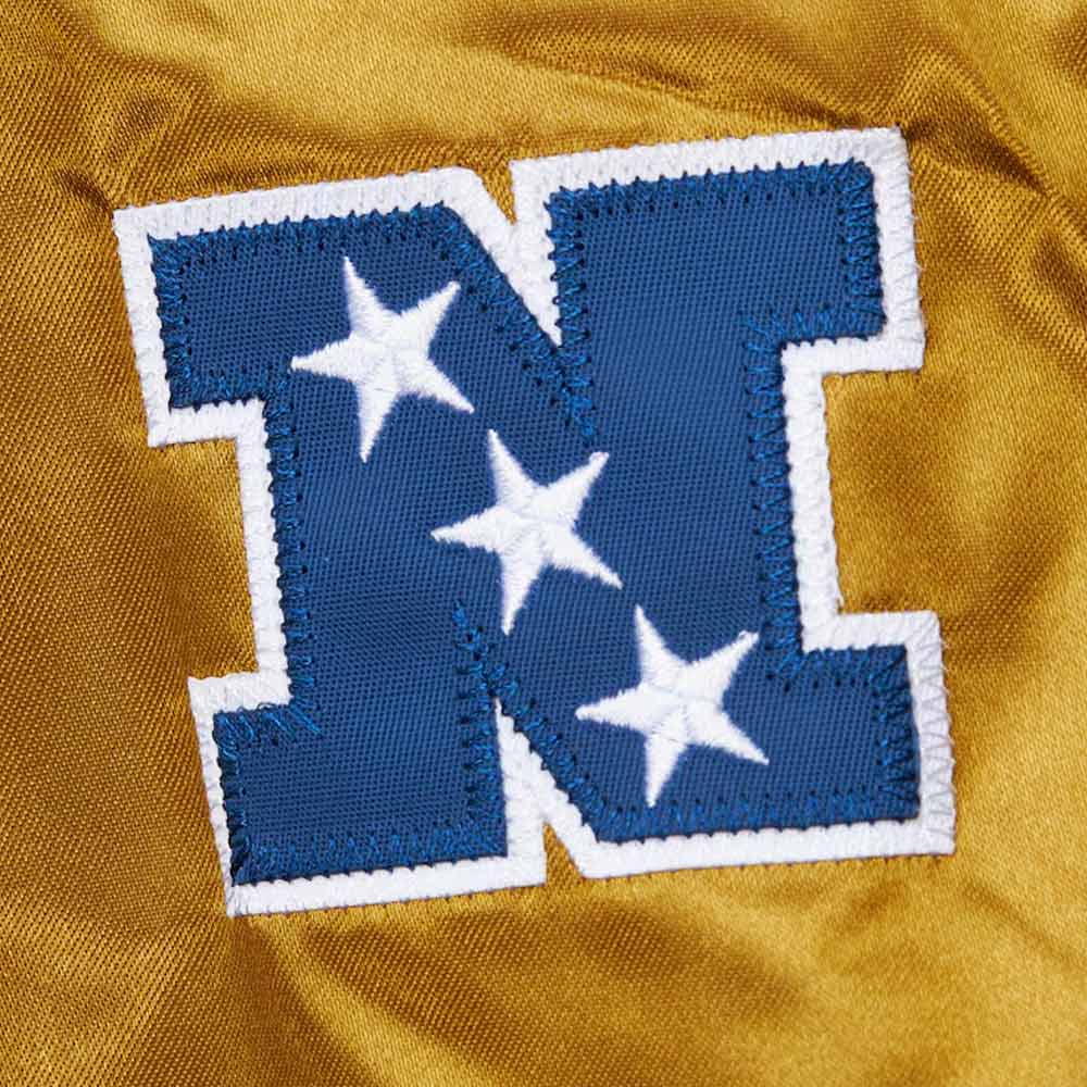 Faithful to The Bay San Francisco 49ers Gold Satin Jacket - Image 3