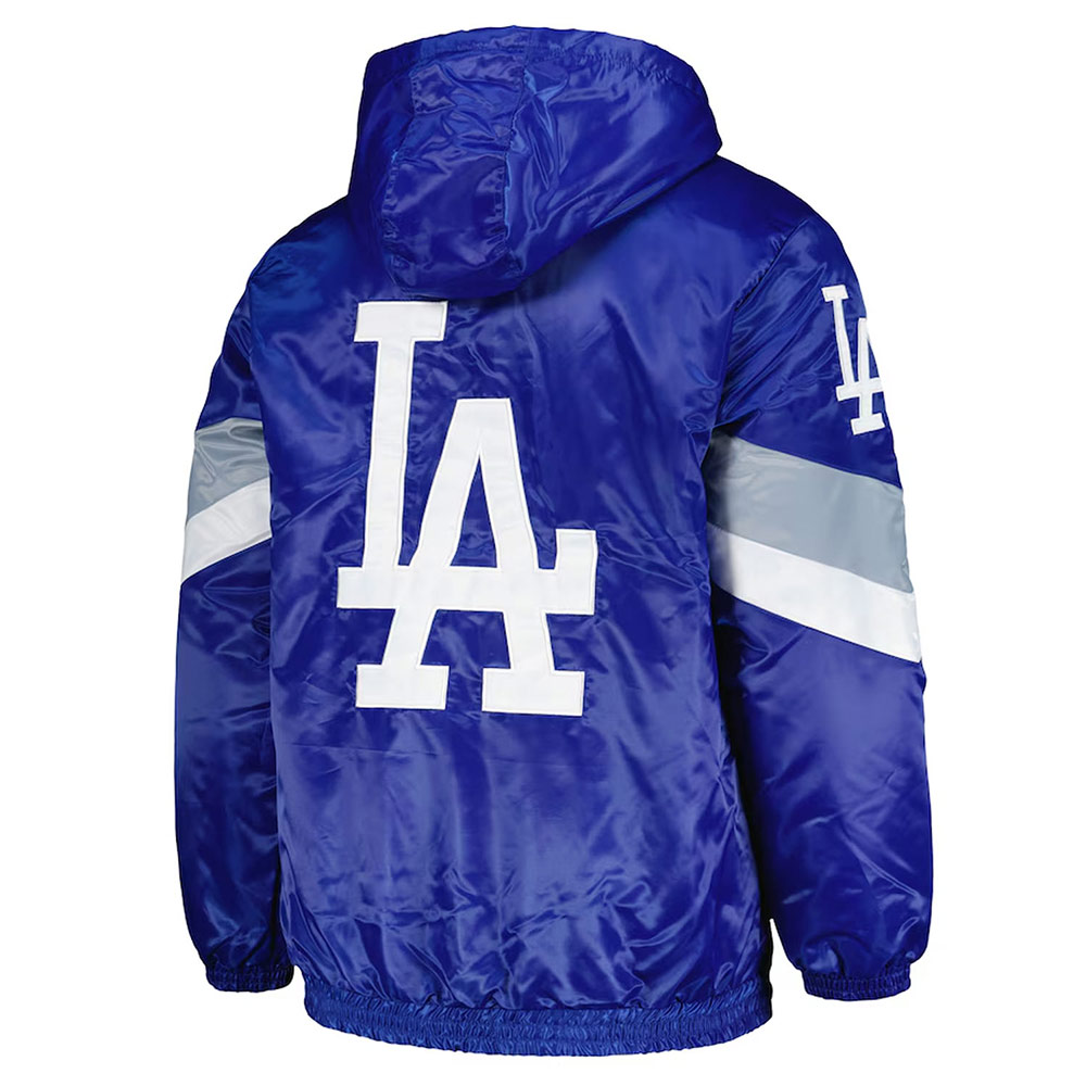 Force Play II LA Dodgers Hoodie Half-Zip Jacket - Image 2
