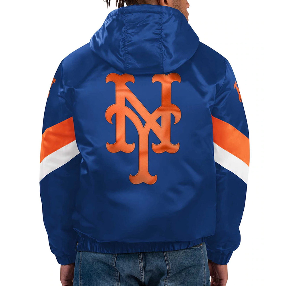 Force Play II New York Mets Hoodie Half-Zip Jacket - Image 2