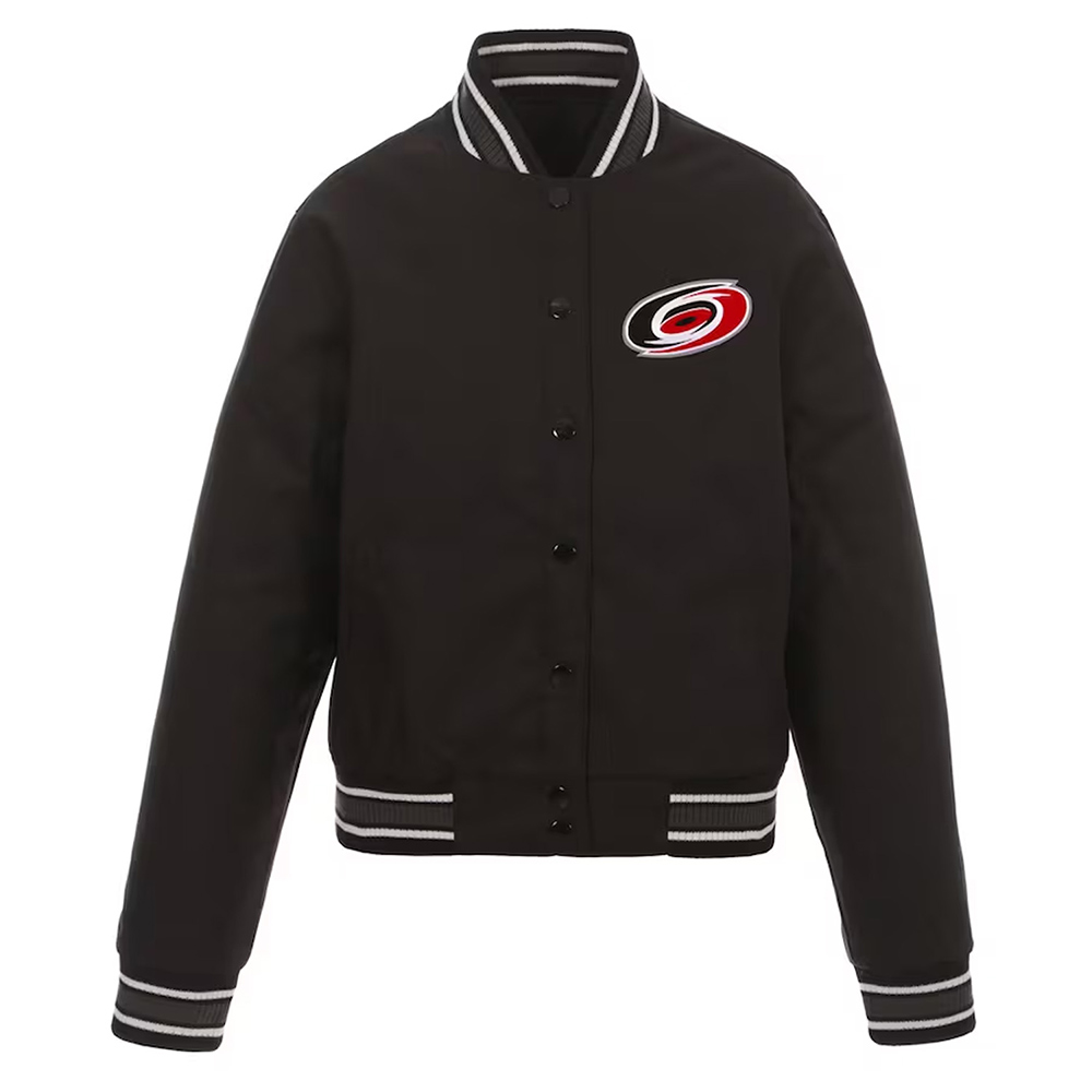 Carolina Hurricanes Black Poly-Twill Jacket