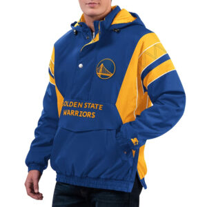 Home Team Golden State Warriors Half-Zip Hoodie Jacket