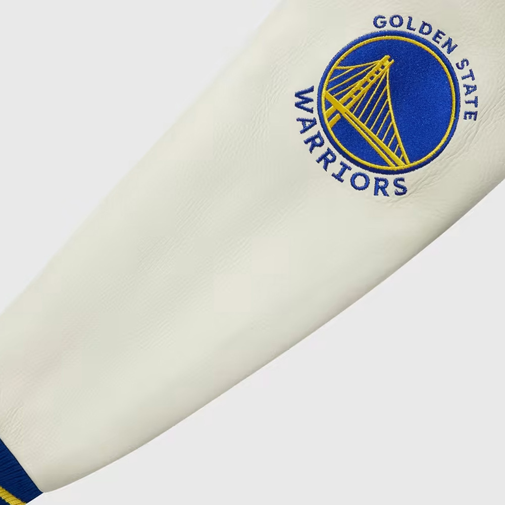 OVO Golden State Warriors Varsity Jacket - Image 5
