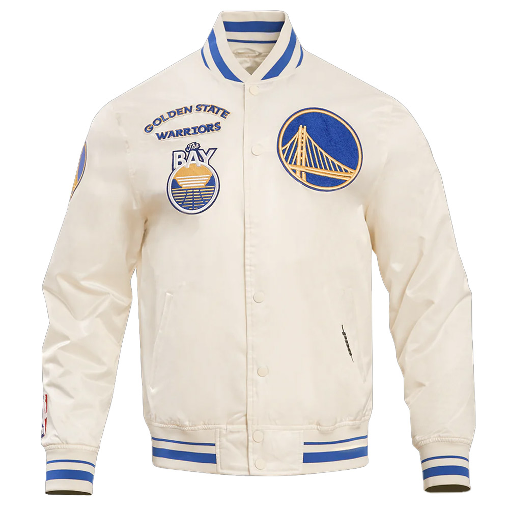 Golden State Warriors Retro Classic Rib Jacket