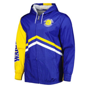 Golden State Warriors Undeniable Royal Full-Zip Windbreaker Jacket